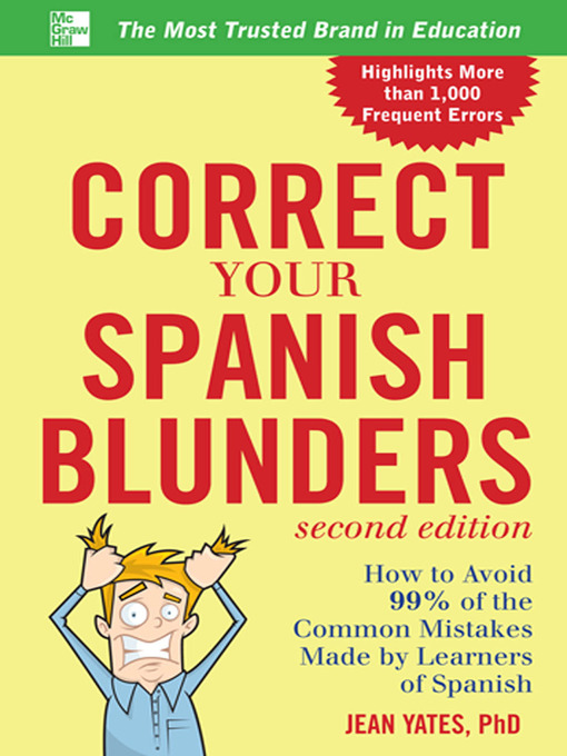 Cover image for Correct Your Spanish Blunders